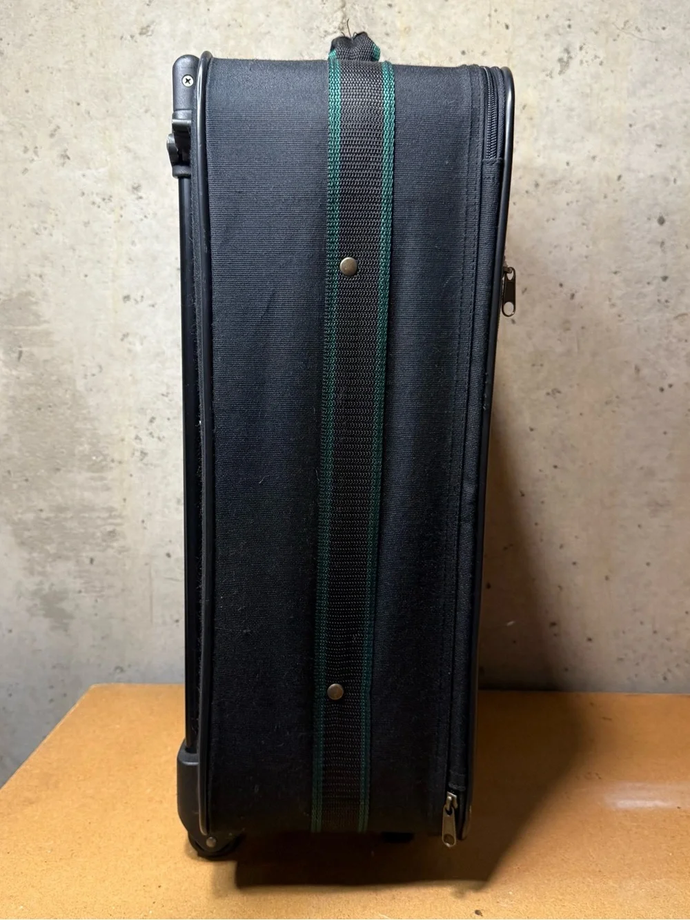 McGregor Black Travel Carry-On with Green Accent